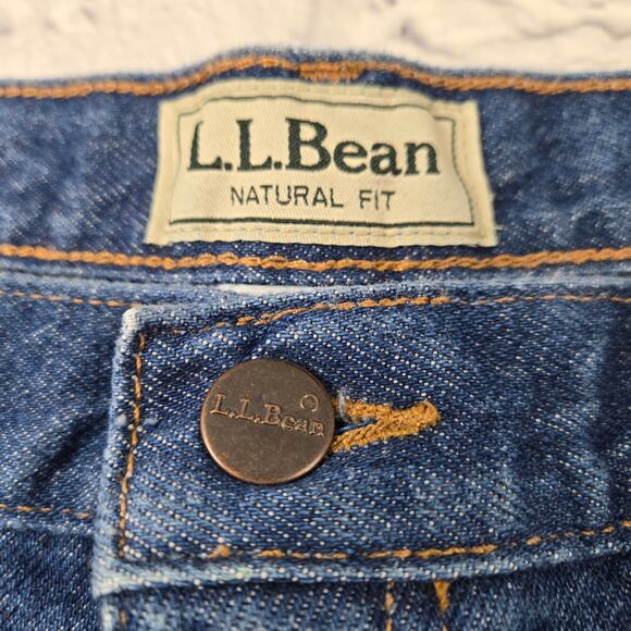 L.L. Bean Natural Fit Straight Jeans Men's 34x29 - Picture 10 of 13